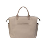 Elegant diaper bag with sophisticated storage space