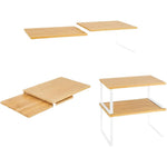 Practical kitchen helper with double storage space