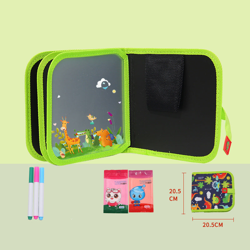 Wiederverwendbares Malbuch für Kinder zum Mitnehmen