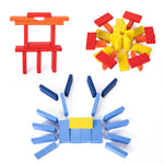 Holz Dominos im Montessori-Stil
