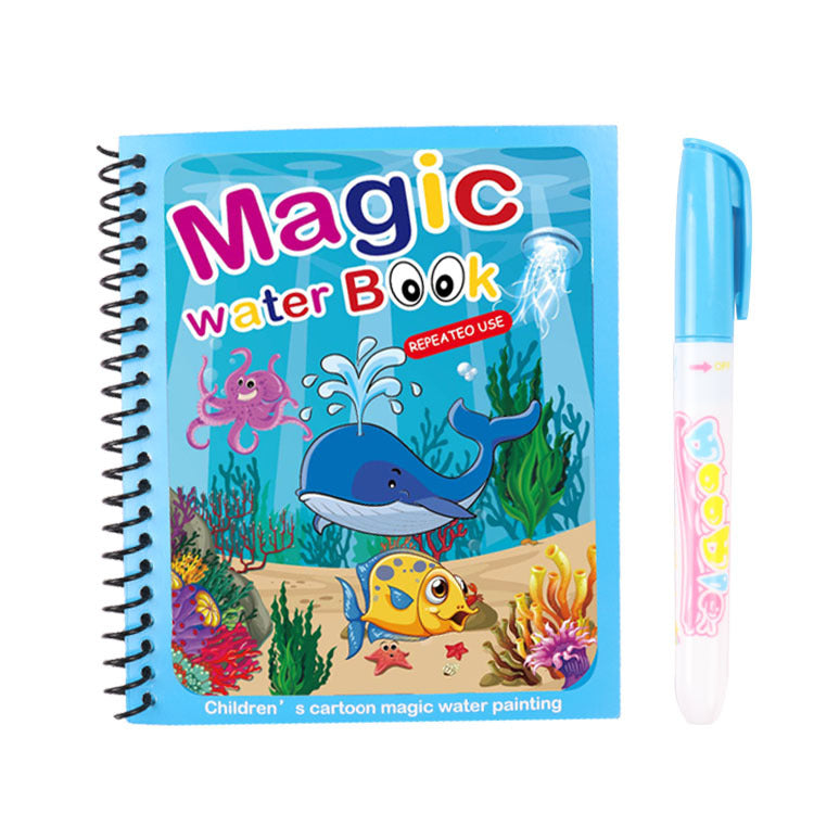 Zauberhaftes Malbuch mit Wasser für Kinder