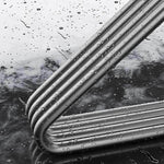 Stylish Aluminum Hangers for an Organized Wardrobe (5 Pieces)
