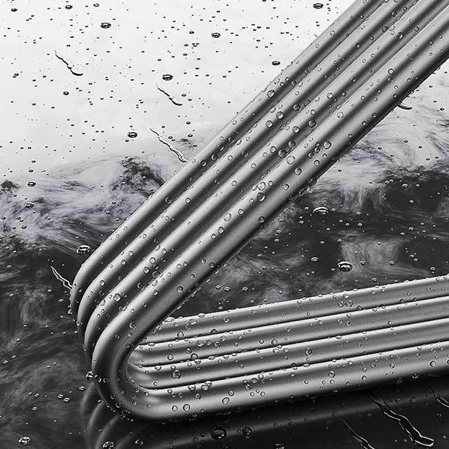 Stylish Aluminum Hangers for an Organized Wardrobe (5 Pieces)