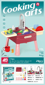 Spielküche mit Wasserhahn und magischen Funktionen