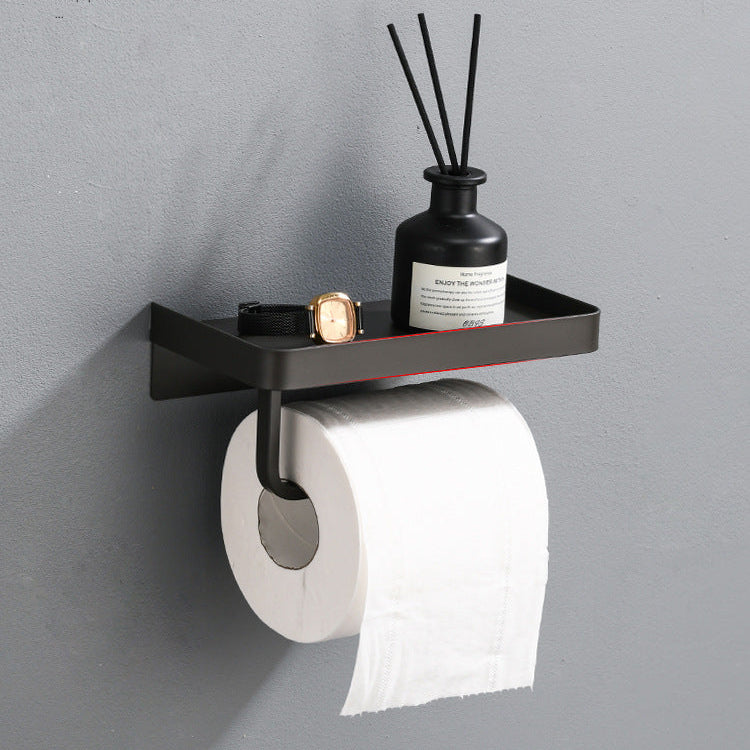 Eleganter Badezimmer-Rollenhalter mit praktischer Ablage