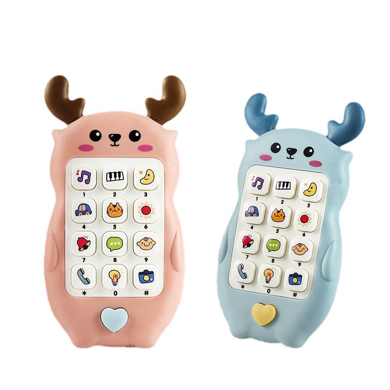 Kinder Telefon mit sensorischem Klang im verspielten Design