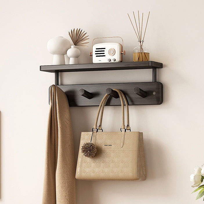 Modern wall coat rack with practical storage space