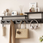 Modern wall coat rack with practical storage space