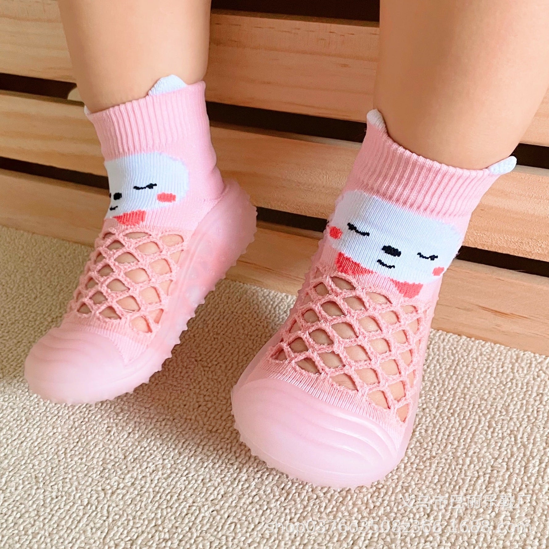 Babysocken im Tiermotiv für barfuß Schuhe