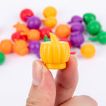 Farben- und Zahlen-Sortierspiel für Montessori-Lernkonzept