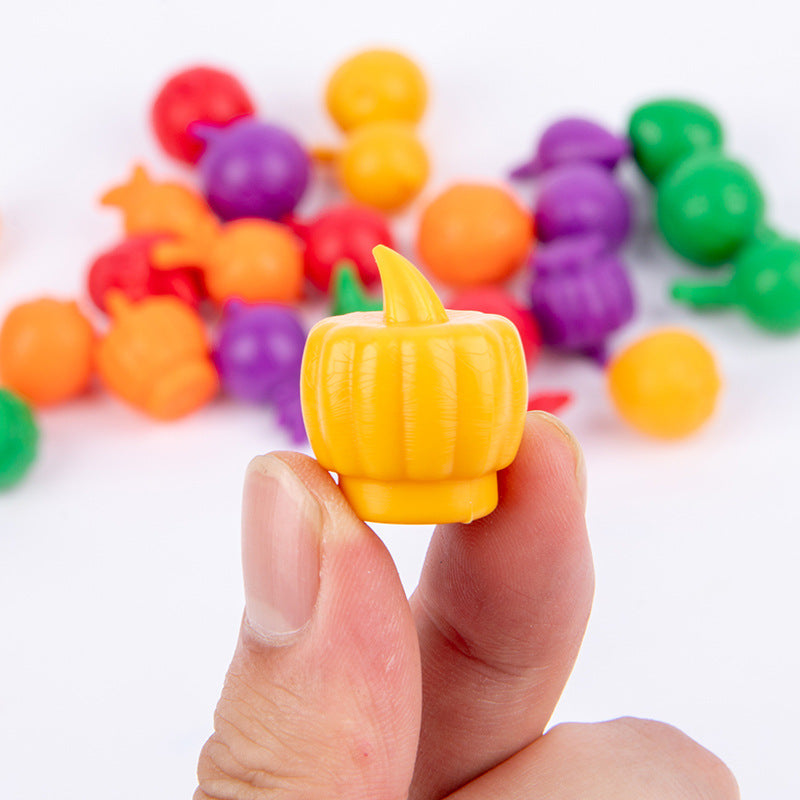 Farben- und Zahlen-Sortierspiel für Montessori-Lernkonzept
