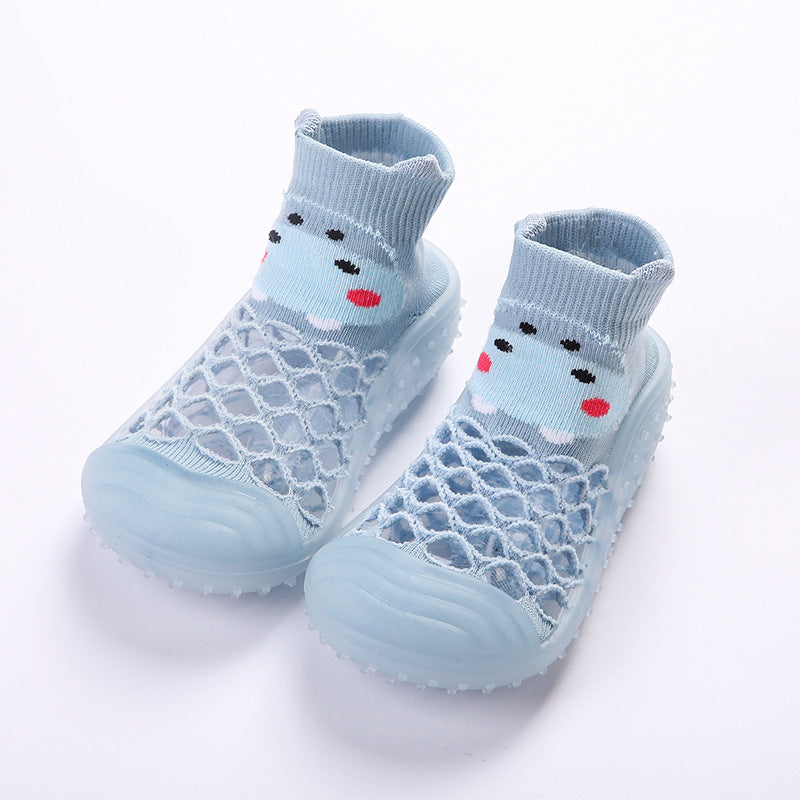 Babysocken im Tiermotiv für barfuß Schuhe