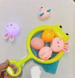 Badespielzeug mit Kescher – Leuchtende Wasserfreude