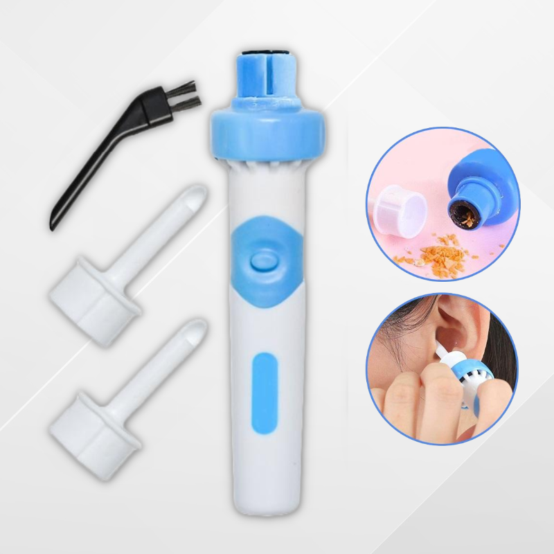 Sanfte Ohrenreinigung | Hygienisches Vakuumsystem mit Silikonaufsatz
