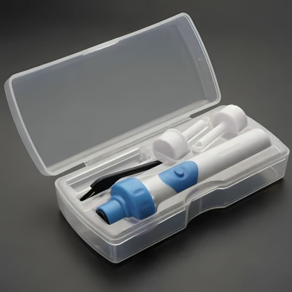 Silikon-Ohrpflegegerät mit Saug- und Vibrationsfunktion