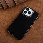Elegante Lederhülle für iPhone mit Wachsfinish
