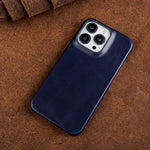 Elegante Lederhülle für iPhone mit Wachsfinish