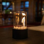 Dekorative Öllampe mit Flamme