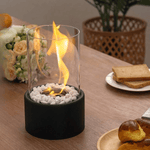 Dekorative Öllampe mit Flamme