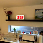 Retro Lichtbox Tischlampe mit On Air Schild