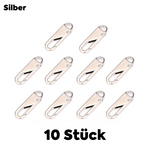 Universelle Metall-Reißverschlussanhänger - 10er Set