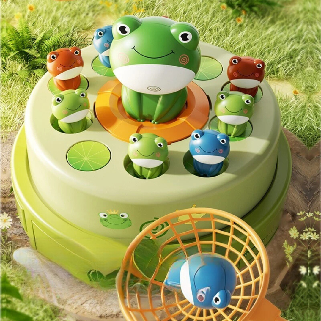 Interaktives Froschspielzeug mit Musik und Bewegung