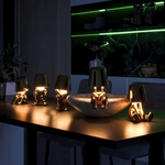 Creative Table Lamp - Cordless Sculpture Light with Dimmer