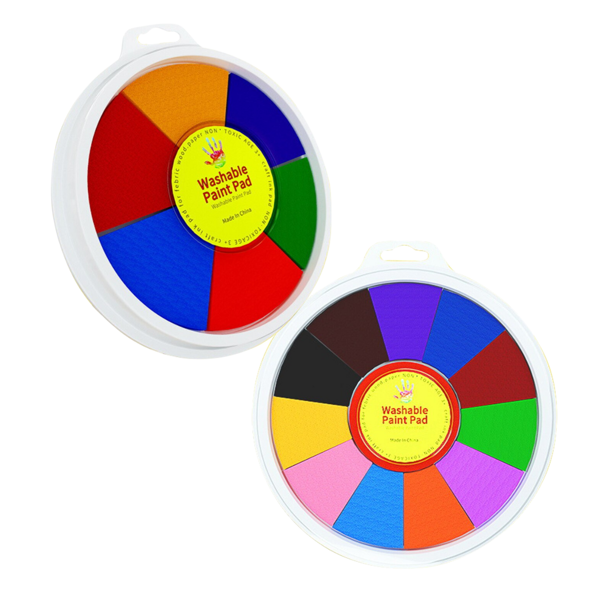 Set mit Fingerfarben für Kinder