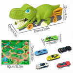 Spielzeugauto mit Dinosaurier-Thema – Abenteuer im Urzeitalter