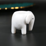 Elegant elephant-shaped tealight holder – Stylish home accessory