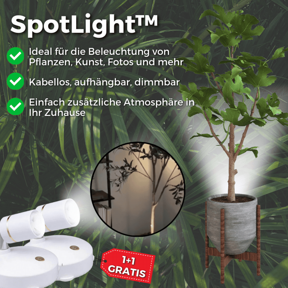 Kabelloses LED Licht – Dimmbar mit Fernbedienung