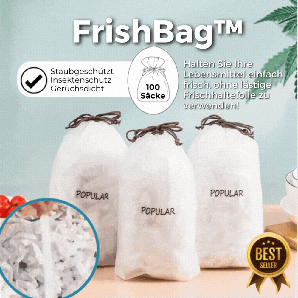 FrischeKeeper Bags - 100 Reusable Food Storage Bags