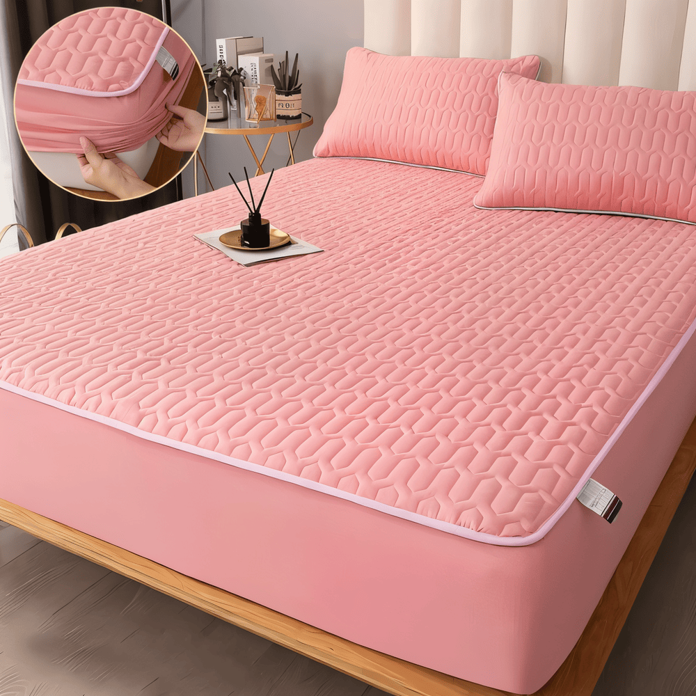 FlexiBed Matratzenauflage – Wasserdicht, Atmungsaktiv & Waschbar mit Elastischem Sitz