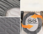 FlexiBed Matratzenauflage – Wasserdicht, Atmungsaktiv & Waschbar mit Elastischem Sitz
