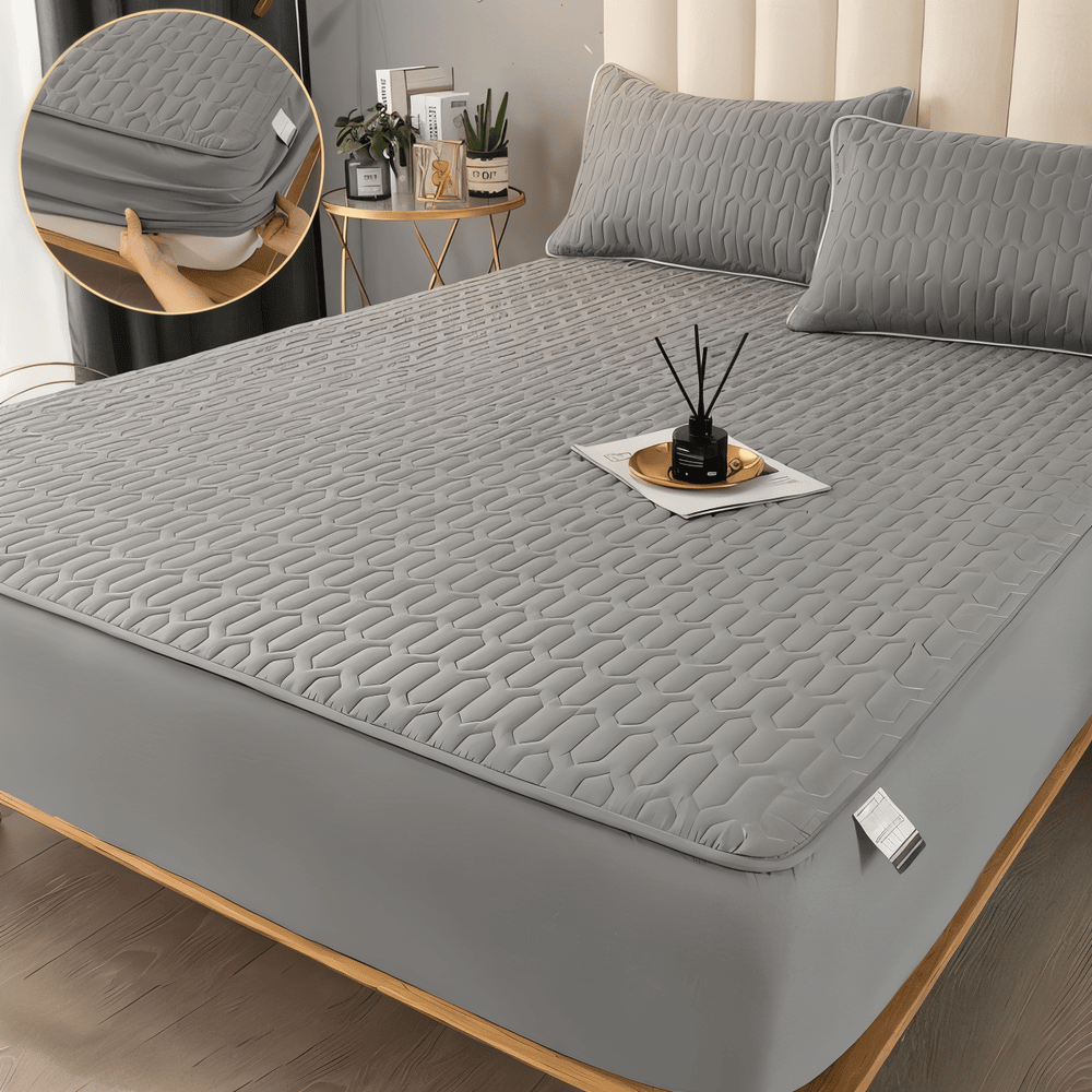 FlexiBed Matratzenauflage – Wasserdicht, Atmungsaktiv & Waschbar mit Elastischem Sitz