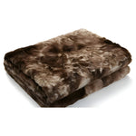 Weiches Velour-Winterdecke – Warme Korall-Fleece-Decke im Batikdesign