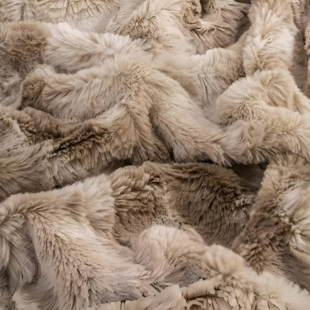 Weiches Velour-Winterdecke – Warme Korall-Fleece-Decke im Batikdesign