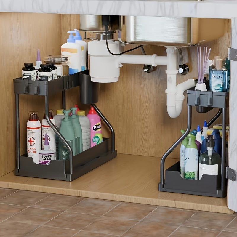 Praktischer 2-stufiger Organizer mit Schublade für jeden Raum