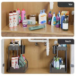 Praktischer 2-stufiger Organizer mit Schublade für jeden Raum