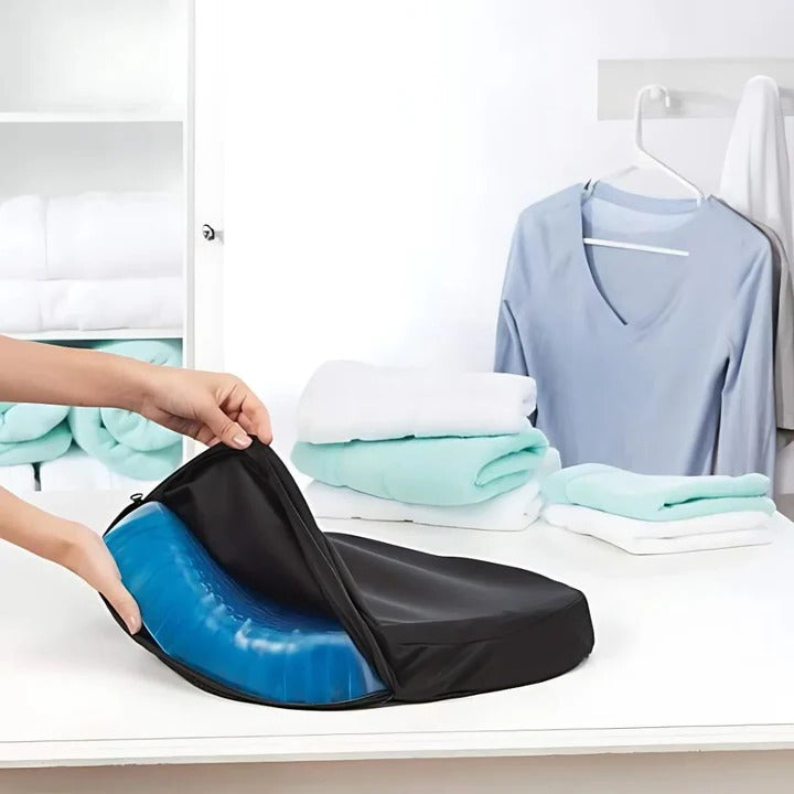 Ergonomisches Gel-Sitzkissen | Atmungsaktive Wabenstruktur | Komfortable Druckentlastung