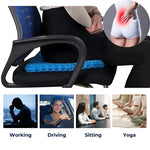Ergonomisches Gel-Sitzkissen | Atmungsaktive Wabenstruktur | Komfortable Druckentlastung