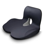 Ergonomisches Sitzkissen aus Memory-Schaum | L-Form für Becken und Taille | Rutschfest | ComfortEase