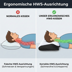 Ergonomisches Nackenstützkissen – Für Schlaf ohne Nackenschmerzen