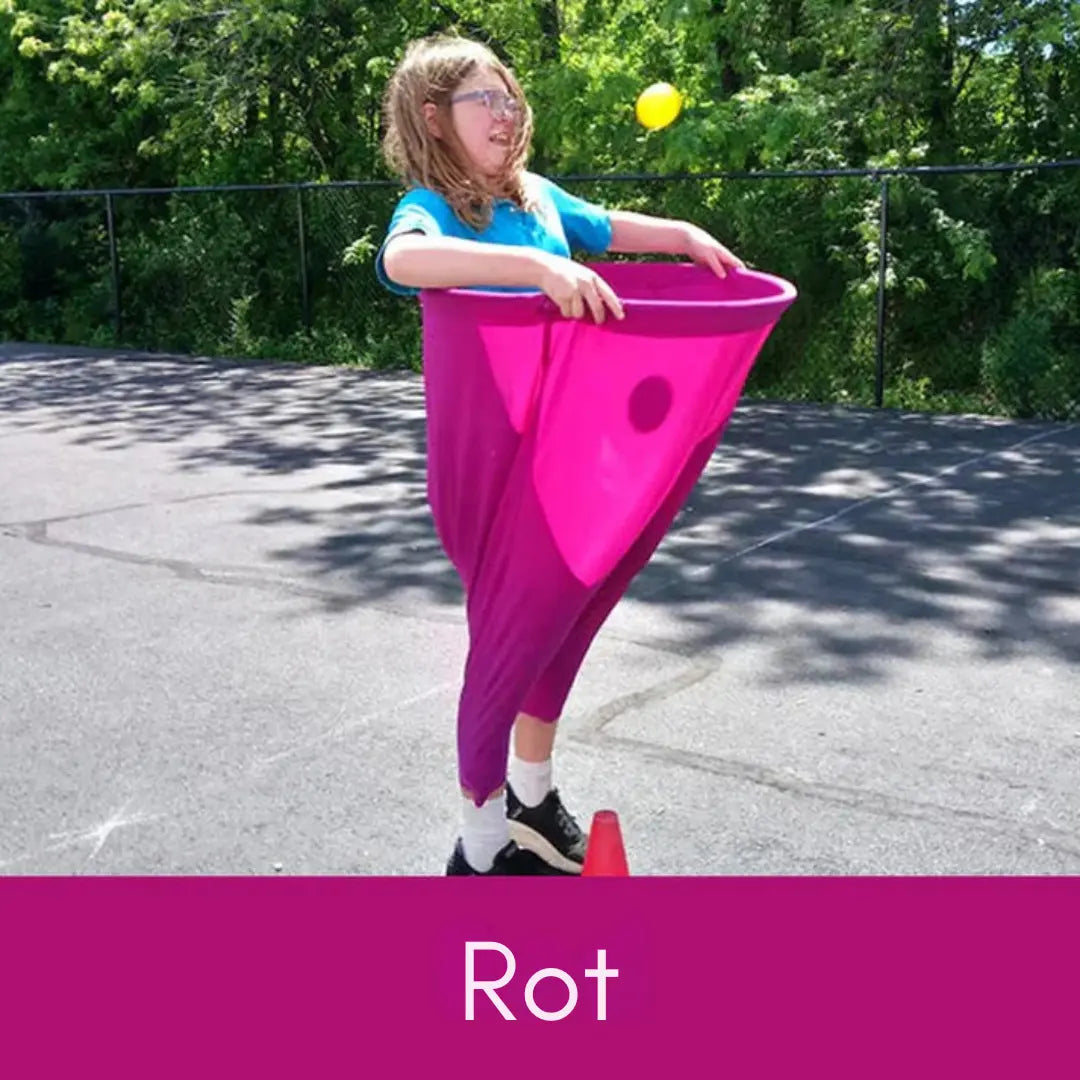 Lustiges Outdoor-Spielset mit Riesenhosen und Ballspiel