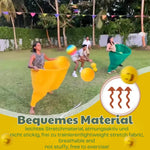 Lustiges Outdoor-Spielset mit Riesenhosen und Ballspiel