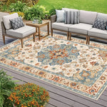 Rutschfester Outdoor-Teppich | Pflegeleichter PVC-Rücken | Skandinavisches Design