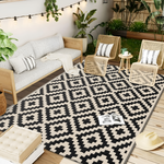 Wendete Outdoor-Teppich für Terrasse und Camping – Rutschfest und UV-beständig
