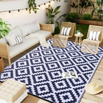 Wendete Outdoor-Teppich für Terrasse und Camping – Rutschfest und UV-beständig