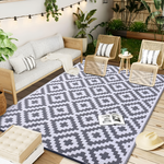 Wendete Rutschfeste Outdoor-Teppich – UV-beständig für Terrasse