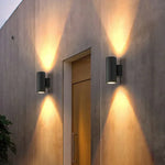 Moderne LED-Außenwandleuchte aus langlebigem Aluminium